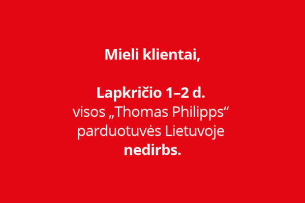Svarbi informacija!