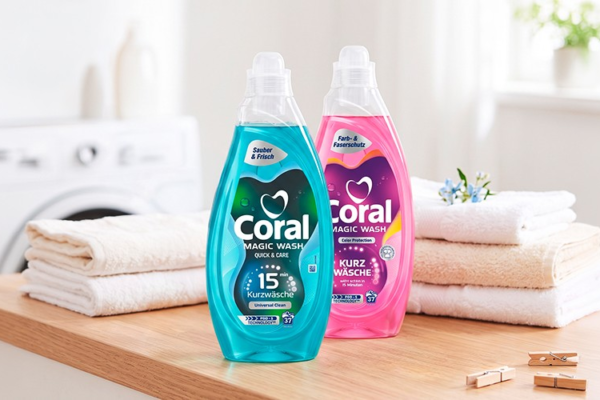 „Coral Magic Wash“ skalbimo priemonė